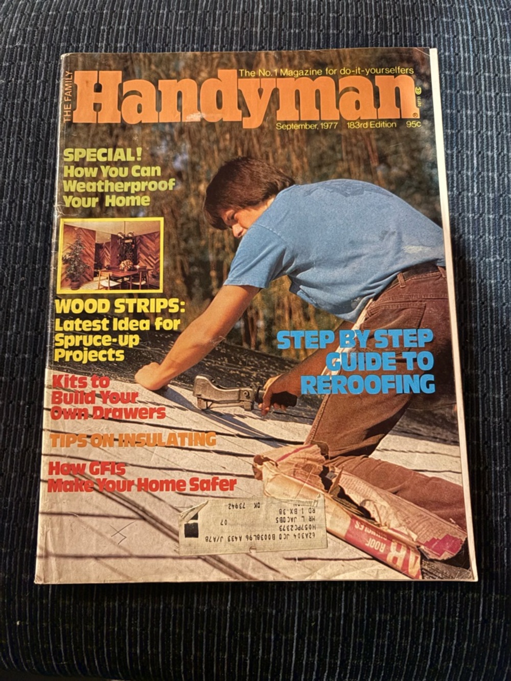 Magazine September 1977 - Vintage Blue & Brown Cover